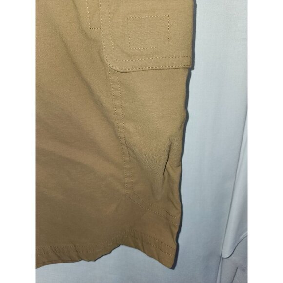 Orvis Cargo Shorts Mens Size 38 Camel Tan Pockets Performance Pre-Owned - Picture 11 of 14